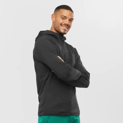 Salomon Outline Warm Hybrid Men's Jackets Black | CA 61R87
